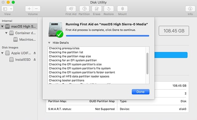 could not create a preboot volumef for install mac